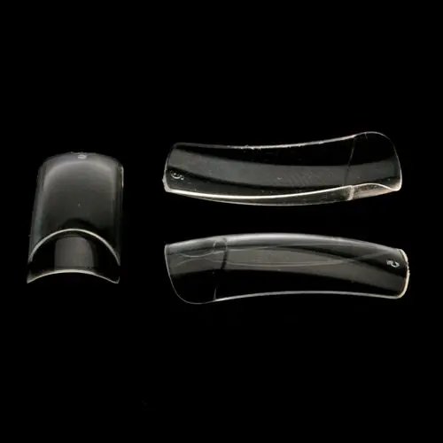 Perfect Square - Clear tipy na nehty, č.2, 50ks