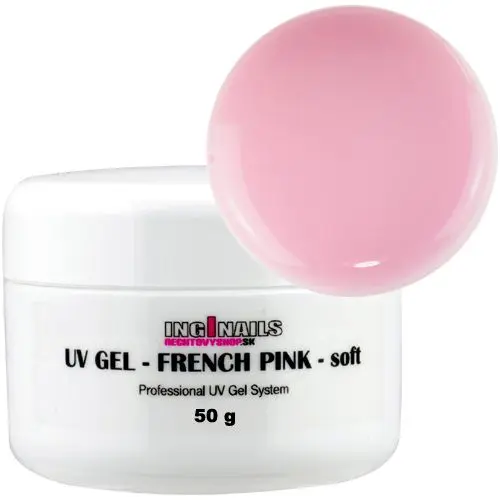 Modelovací UV gel Inginails - French Pink Soft 50g