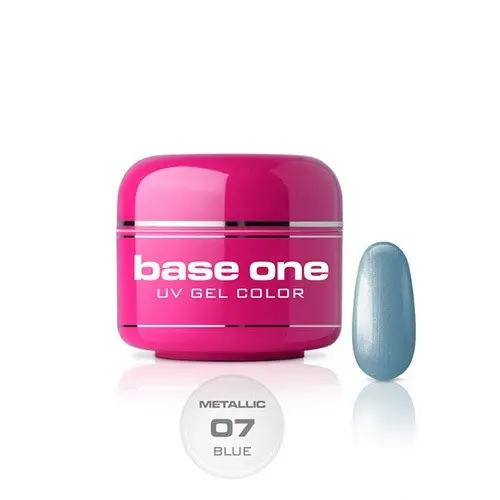 Gel Silcare Base One Metallic - Blue 07, 5 g