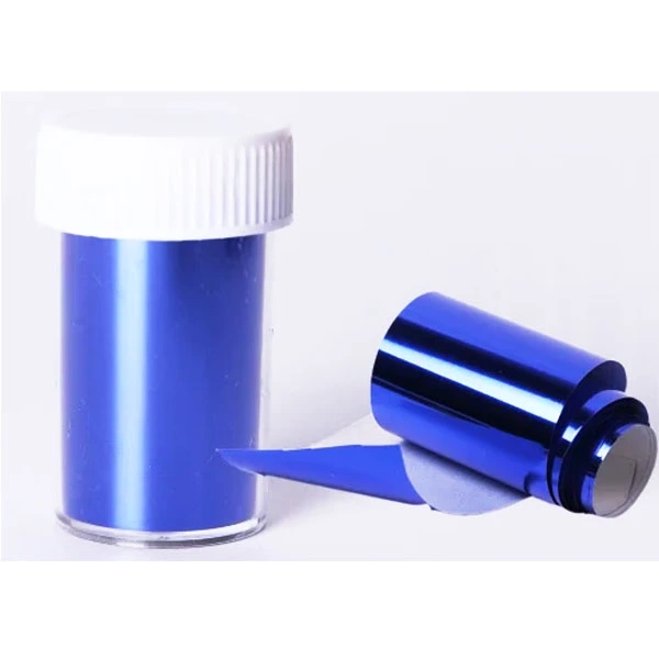 Ozdobná fólie na nehty - modrá