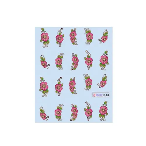 Vodolepky s motivem květů – 1143