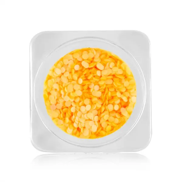 Ozdoby na nehty – kroužky 1mm – světlé neonově oranžové