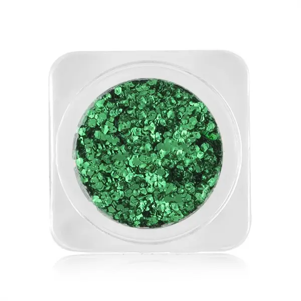 Ozdoby na nehty – kroužky metalické barvy – zelené