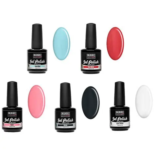 UV gel lak - sada malá 5ks - pastelová