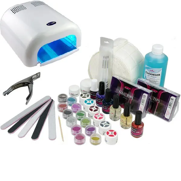 Gelová sada - 1fázový systém, 36W bílá UV lampa