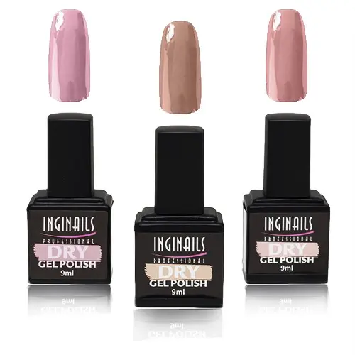 Inginails Professional - Dry gel lak sada, 3 ks