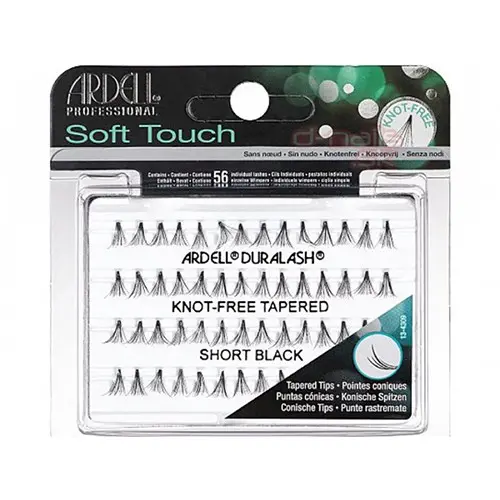 Řasy trsové Soft Touch - Short black