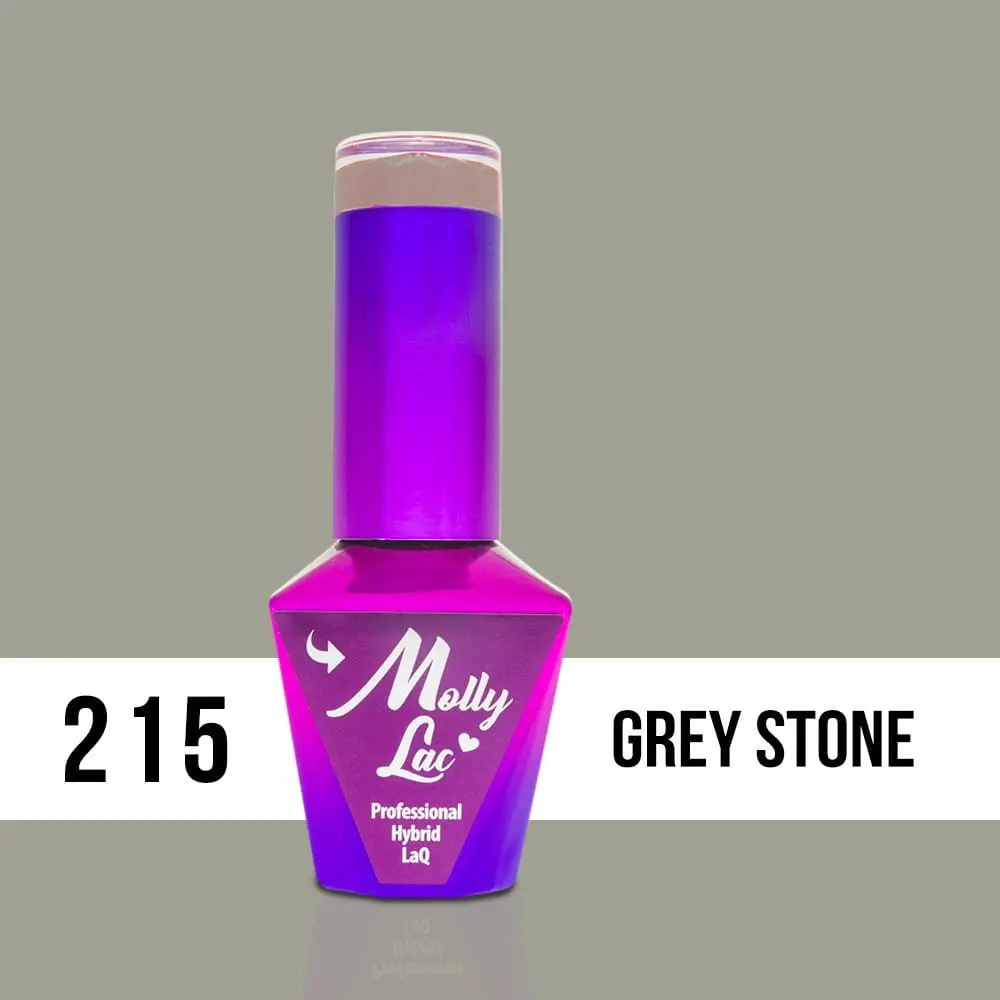 MOLLY LAC UV/LED gel lak Obsession - Grey Stone 215, 10 ml