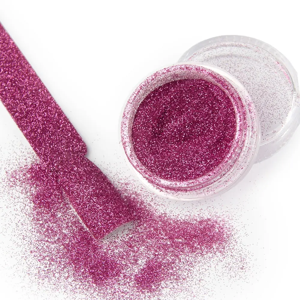 Glitrový ozdobný prášek  - Velvet Effect č.08- starorůžový, tmavý, 3g