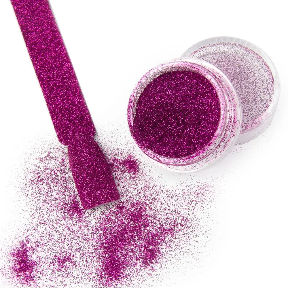 Glitrový ozdobný prášek  - Velvet Effect č.09 - fuchsia, 3g