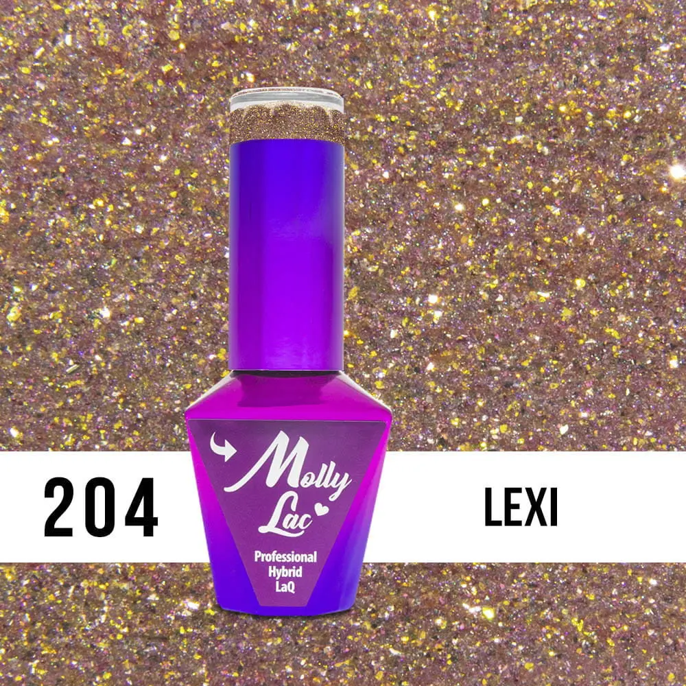MOLLY LAC UV/LED gel lak Sensual - Lexi 204, 10 ml