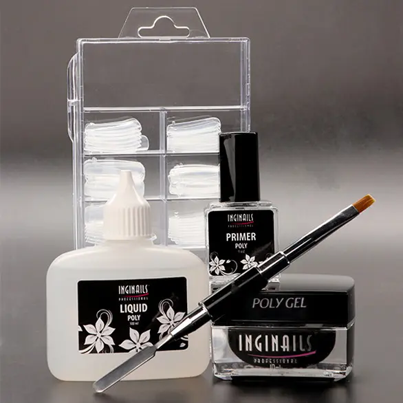 Polygel sada na nehty - Natural Clear