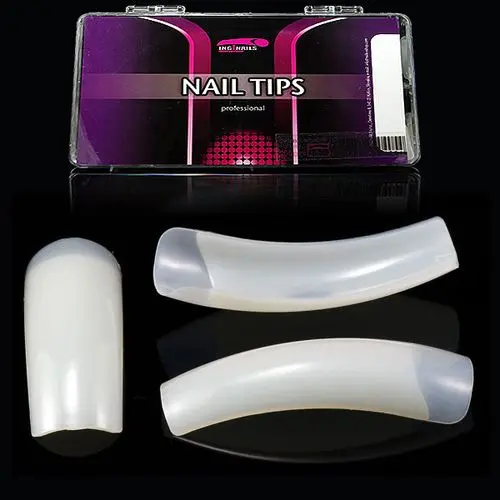 Royal Overlap Natural, box 250 ks – umělé nehty Inginails 1–10