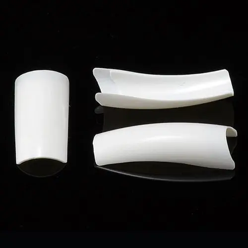 Tipy Inginails č.7 na nehty, 50ks box - Royal Salon French White