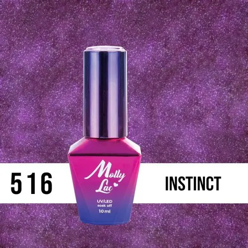 MOLLY LAC UV/LED gel lak Miss Iconic - Instinct 516, 10ml