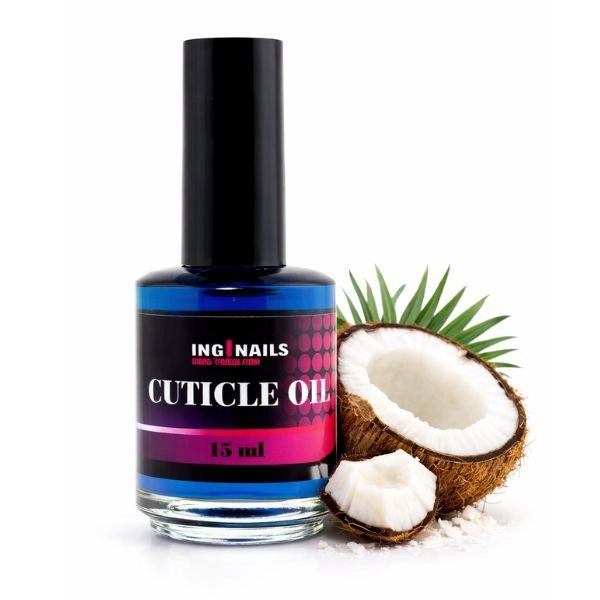 Regenerační nehtový olej Inginails - Cuticle Oil COCONUT GREEN 15ml