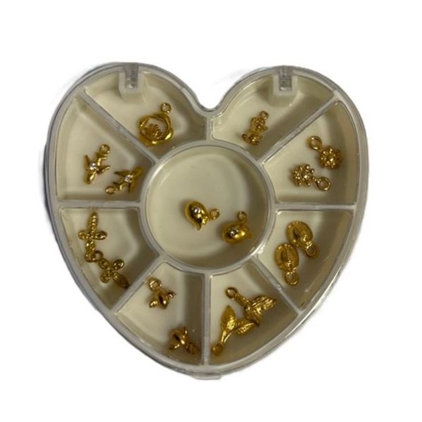 Sada přívěsků do nehtů - 16ks