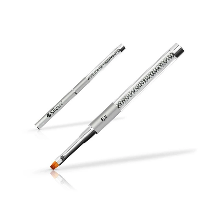 Štětec na gel č. 1 6 - stříbrný