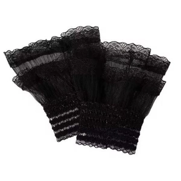 Ozdobné rukavice na focení, černá