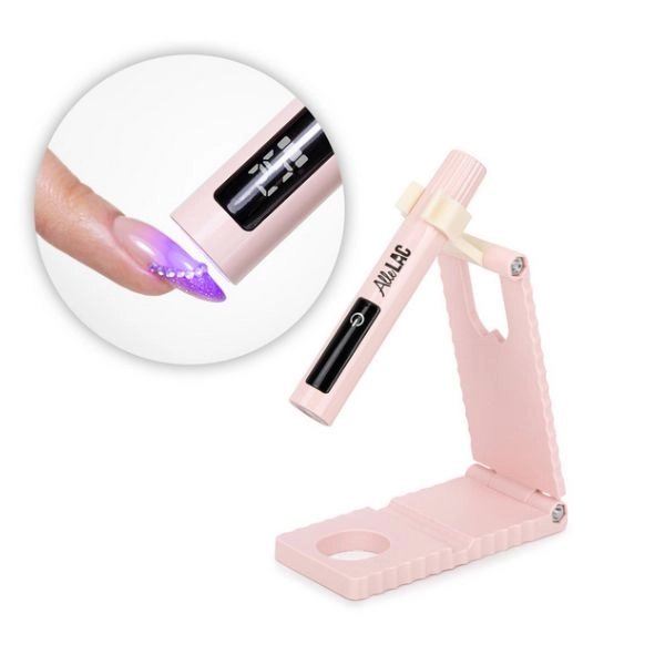 AlleLac 1,6W LED lampa na nehty 8809, růžová
