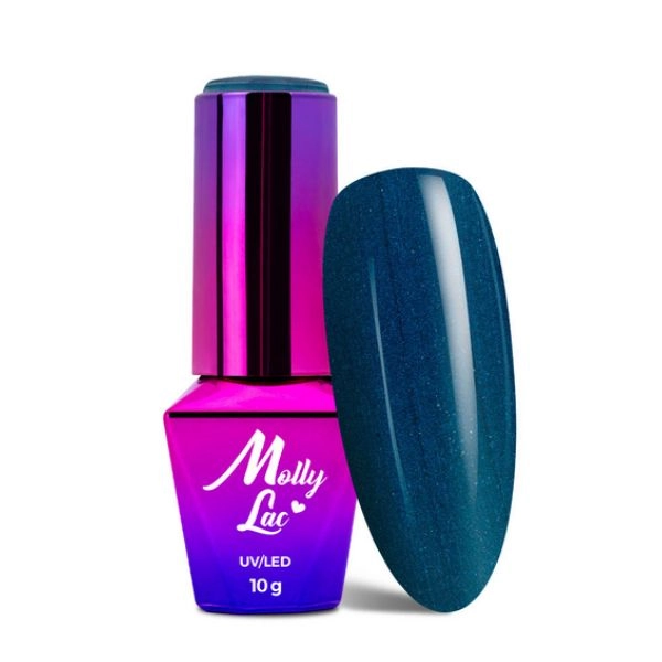 UV/LED Hybridní gel lak MollyLac Elite Women Glamour reflections č. 44, 10g