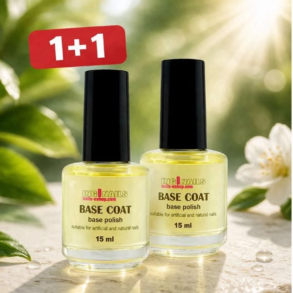 Base Coat 15ml - podkladový lak Inginails - AKCE 1+1 ZDARMA