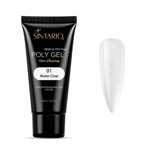 Modelovací Polygel - 01 Water Clear, 30ml