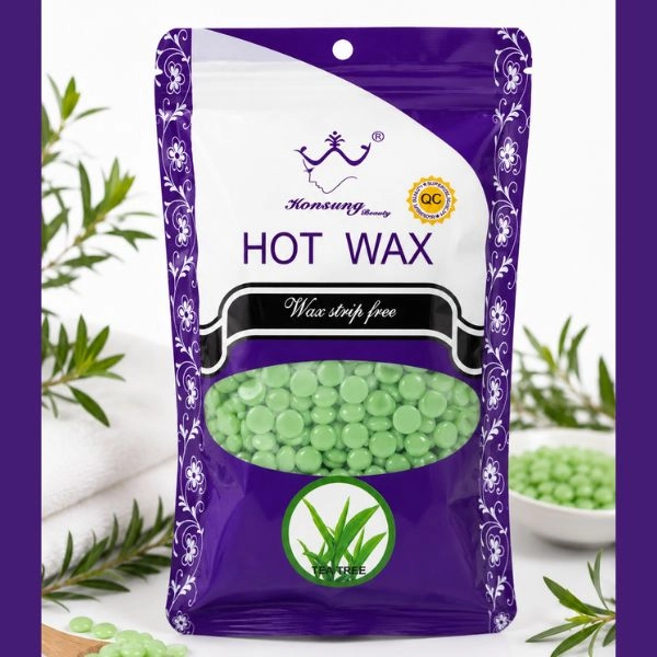 Kosmetický, depilační vosk - perličky – Teatree, 100g