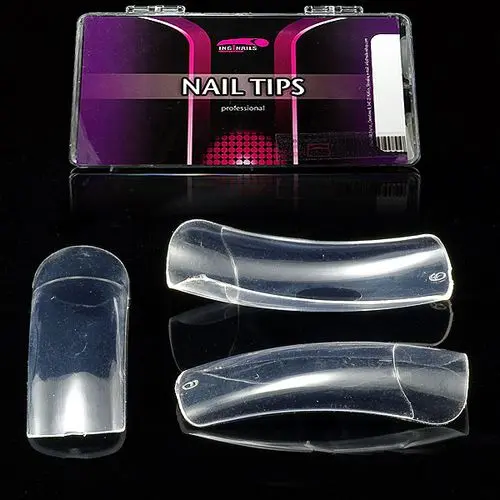 Cosmo Square Clear, 100ks box - nehtové tipy Inginails- mix 1-10