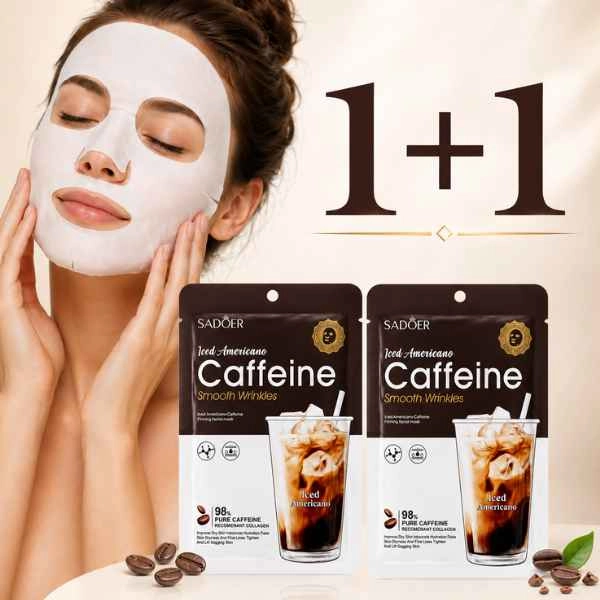 Pleťová maska – Iced Americano Caffeine – AKCE 1+1 ZDARMA