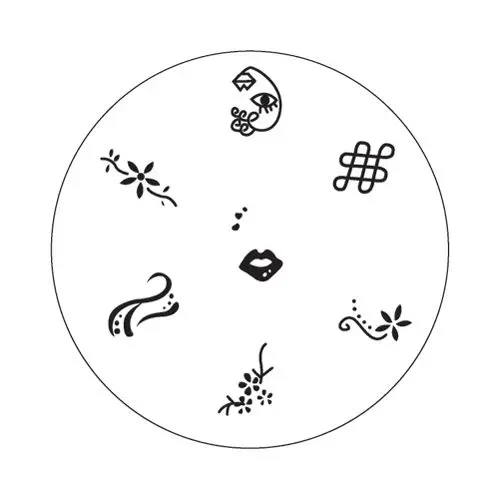 Šablona na razítkování B12 - různé vzory