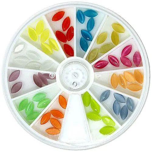 Ozdobné kamínky, sada - ovál