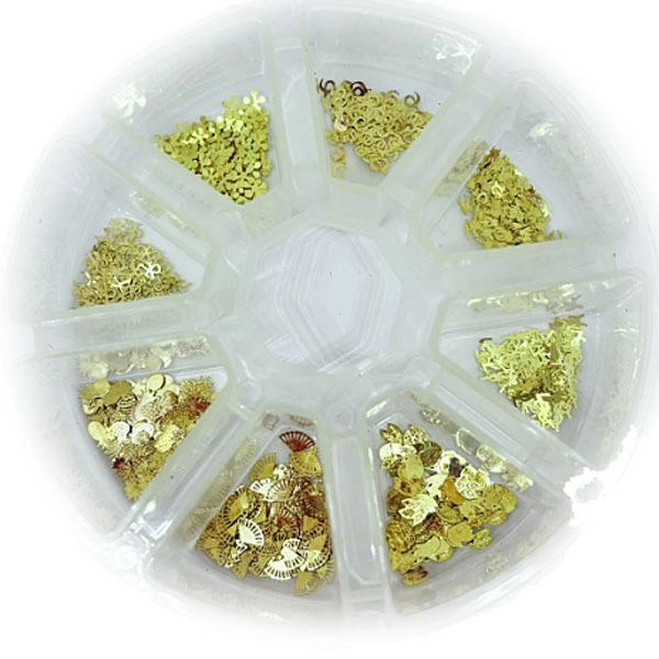 Karusel zlatých ozdob - mix