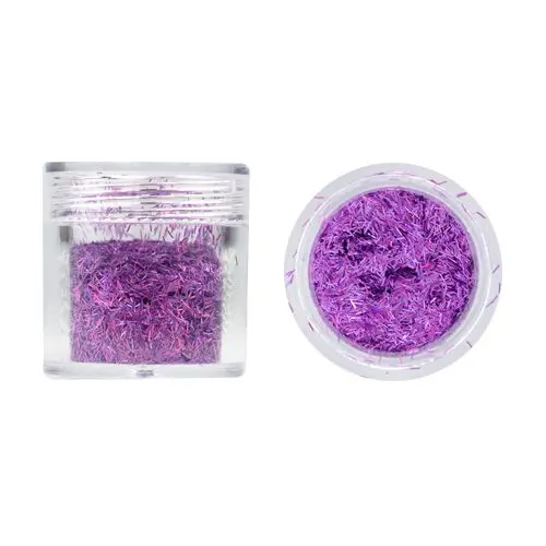 Nail art ozdoba - tmavofialová s hologramem 10g