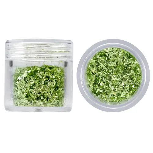 Nail art ozdoby na nehty - světle zelené 10g