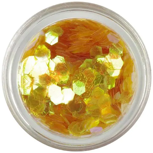 Ozdobné šestihrany - aquaelements, medové