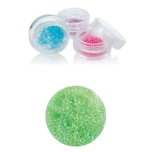 Dekorační nitky, dlouhé - světle zelené