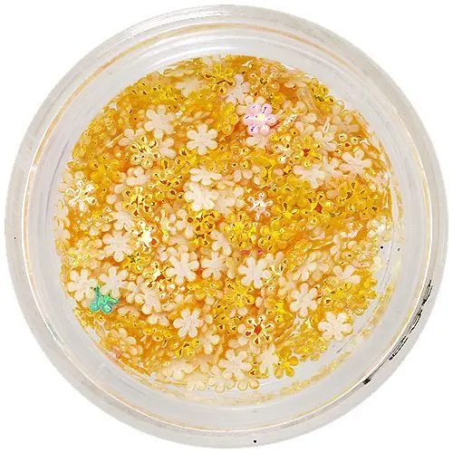 3D ozdoby – perleťově žlutá