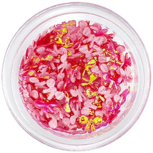 Červené látkové mašličky