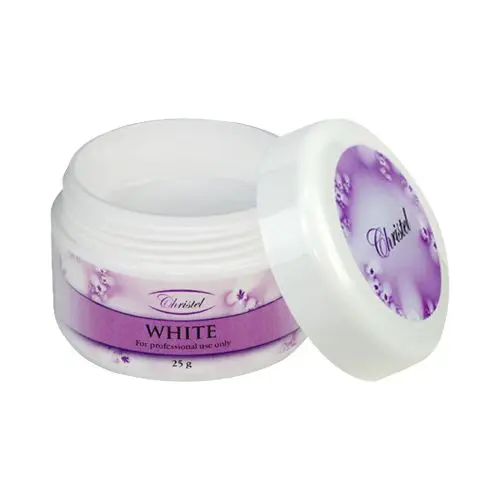 UV gel na nehty Christel - White gel, 25 g
