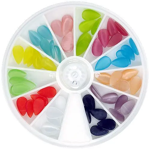 Ozdobné kamínky, sada - slzy