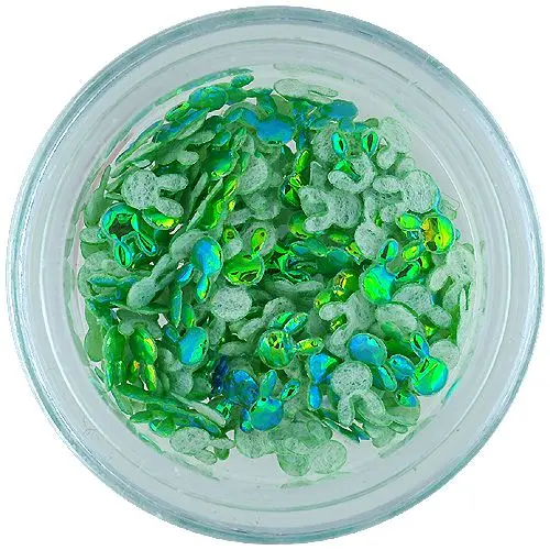 Zajíček látkový – zelený