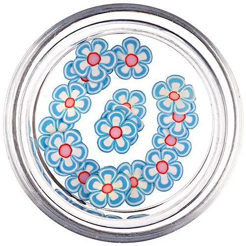 Fimo Nail Art – nařezané květy