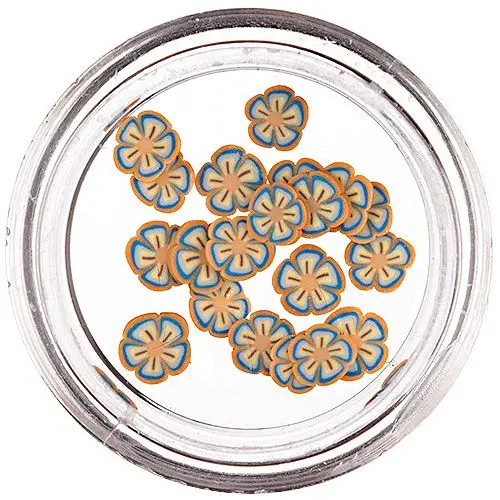Fimo Nail Art – nařezané květy