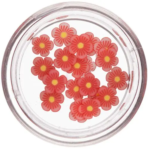 Nakrájené kytičky - Fimo Nail Art