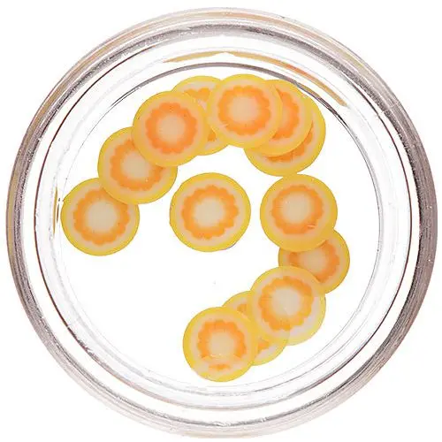 Vegetable - nakrájené Fimo Nail Art, dýně